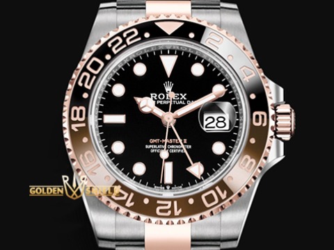ROLEX 勞力士 GMT-Master II 格林威治型 126711 CHNR 陶瓷黑啡雙色圈 半金沙士 40mm