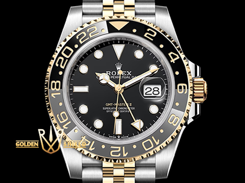 ROLEX 勞力士 GMT-Master II 格林威治型 126713GRNR 半金GMT 最新款 灰黑雙色 2025年保單 新式保卡