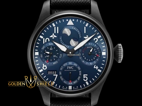 IWC 萬國 Pilot's Watch IW503001 「羅迪歐大道專賣店」特別版 大型飛行員腕錶 萬年曆 IW503001 萬年曆 南北半球雙月相顯示 7日鍊 2022年新式保卡