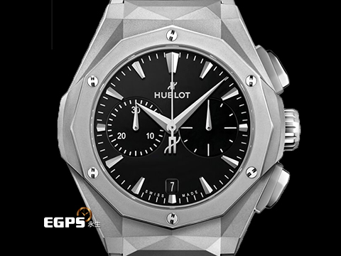 Hublot 宇舶 Classic Fusion Chronograph 經典融合 ORLINSKI 聯名款 549.NI.1270.NI.ORL23 計時碼表 3D立體切面鈦金屬錶殼 2025年保單 限量250只 自動上鍊 41mm