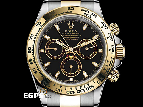 ROLEX 勞力士 Cosmograph Daytona 宇宙計時型 迪通拿 116503 計時碼錶 18K黃金 半金款 黑色面盤 2020年保卡 已回原廠保養 延長保固至2027年5月 賽車錶 自動上鍊 40mm
