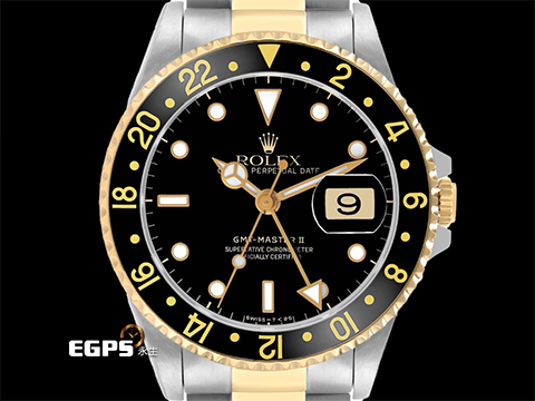 Rolex 勞力士 GMT-Master II 蠔式 格林威治型 16713 經典 兩地時間 不鏽鋼 18K黃金 半金款 自動上鍊 40mm
