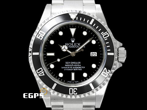 ROLEX 勞力士 Sea-Dweller 16600 蠔式 海使者 黑水鬼 不鏽鋼 排氦氣閥 台灣公司貨 配件齊全 潛水錶 自動上鍊 40mm