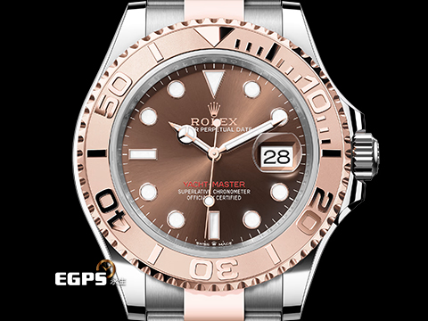 ROLEX 勞力士 Yacht-Master 40 蠔式 遊艇名仕型 126621 巧克力色面盤 永恆玫瑰金 半金款 2023年保卡 自動上鍊 40mm