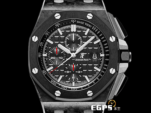 Audemars Piguet 愛彼 AP錶 Royal Oak Offshore 皇家橡樹 離岸型 26400AU.OO.A002CA.01 計時碼表 26400 AU ROO 絕版稀有鍛造炭材質 已回原廠換機芯完整保養 保固至2028年 自動上鍊 44mm
