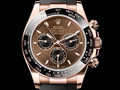 ROLEX 勞力士 Cosmograph Daytona 宇宙計時型 迪通拿 126515LN 巧克力熊貓面盤 126515 LN 陶瓷外圈 永恆玫瑰金 計時碼表 4131機芯 快調延展錶扣 2026年保卡 賽車錶 自動上鍊 40mm