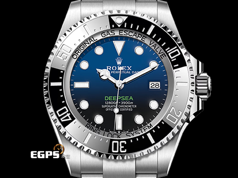 ROLEX 勞力士 Deepsea D-Blue 蠔式 海使者 136660 DB 深海 水鬼王 漸 層 藍 面盤 136660DB 不鏽鋼 陶瓷錶圈 2026年保卡 自動上鍊 44mm