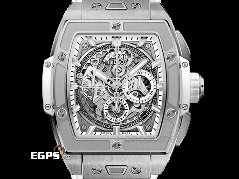 Hublot宇舶 SPIRIT OF BIG BANG 大爆炸 642.NE.2010.RW 極致輕薄鈦金屬材質 鏤空面盤 鏤空日期窗數字環 全鈦金屬噴砂錶圈 2026年電子保單 自動上鍊 42mm