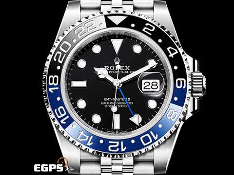 ROLEX 勞力士 GMT-Master II 格林威治型 126710 BLNR 蝙蝠俠 Batman 藍黑圈 兩地時間 2026年保卡 紀念型五株蠔式錶帶 自動上鍊 40mm