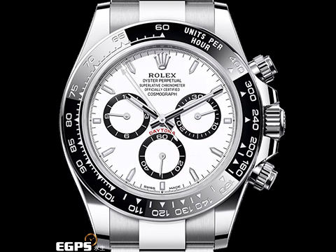 ROLEX 勞力士 Cosmograph Daytona 宇宙計時型 迪通拿 126500LN 計時碼表 白熊貓 白色面盤搭配黑色陶瓷計時圈 不鏽鋼材質 最新4131機芯 2026年保卡 自動上鍊 40mm