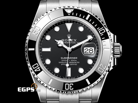 ROLEX 勞力士 Submariner Date 潛航者 126610LN 經典款 黑水鬼 陶瓷外圈 不鏽鋼 3235新機芯 2024年保卡 潛水錶 自動上鍊 41mm