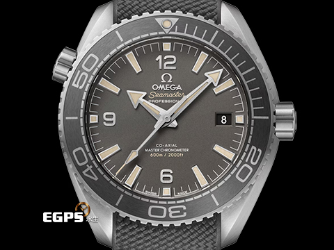 OMEGA 歐米茄 Seamaster Planet Ocean 600 海馬 宇宙海洋 215.32.44.21.01.002 噴砂不鏽鋼材質 磨砂黑色陶瓷錶圈 同軸擒縱 2026年保卡 潛水錶 自動上鍊 43.5mm