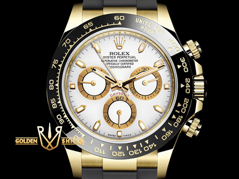 ROLEX 勞力士 Daytona 116518LN 宇宙計時型 116518LN 迪通拿 計時碼表 18K黃金 陶瓷圈 白色面盤 自動上鍊 40mm 2023年保單 新式保卡