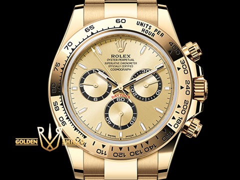 ROLEX 勞力士 新款Daytona 迪通拿 126508 宇宙計型 迪通拿 金色面盤 18K黃金 2024年保單 新式保卡