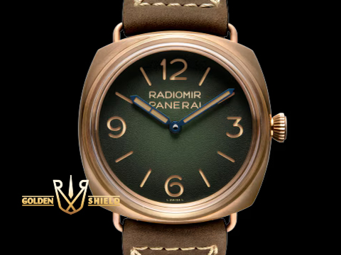 PANERAI 沛納海 RADIOMIR Radiomir Bronzo PAM760|Radiomir銅錶 2024年保單 新式保卡 47MM 手上鍊