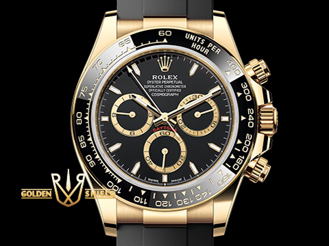 ROLEX 勞力士 Daytona 迪通拿 126518 宇宙計型 迪通拿 黑面閃圈面盤 黃金 最新款 4131自動上鏈機芯 新款滑軌錶釦 2026年保單 新式保卡