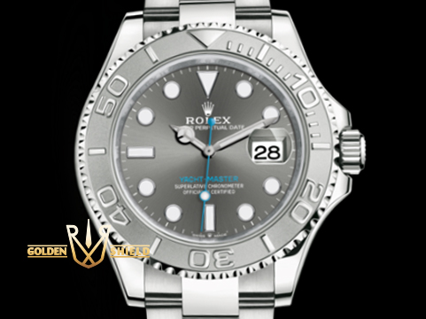 ROLEX 勞力士 Yacht-Master 遊艇名仕 126622 灰面藍針 不鏽鋼材質 鉑金錶圈 自動上鍊 2 025年保單 新式保卡