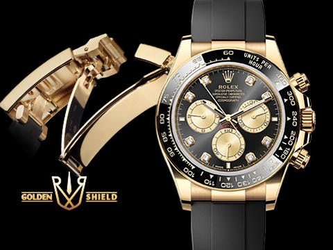 ROLEX 勞力士 Cosmograph Daytona 宇宙計時型 迪通拿 126518LN 計時碼表 亮黑色錶面搭配金色計時盤 原廠鑽石時標 18K黃金材質 陶瓷錶圈 最新4131機芯 快調延展錶扣 賽車錶 自動上鍊 40mm 2026年保單 新式保卡