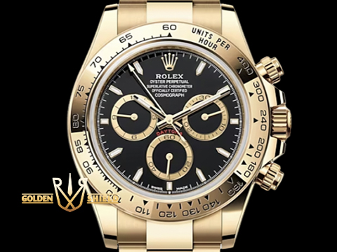 ROLEX 勞力士 新款Daytona 迪通拿 126508 宇宙計型 迪通拿 黑色面盤 18K黃金 2024年保單 新式保卡