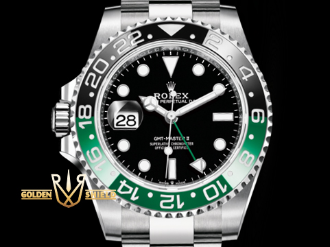 ROLEX 勞力士 GMT-Master II 格林威治型 126720 VTNR 綠黑框 雪碧 左冠錶 三板蠔式錶帶 自動上鍊 2025年保單 新式保卡