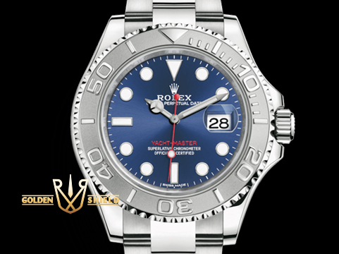 ROLEX 勞力士 Yacht-Master 遊艇名仕 126622 藍面紅針 不鏽鋼材質 鉑金錶圈 2025年保單 新式保卡 自動上鍊 40mm
