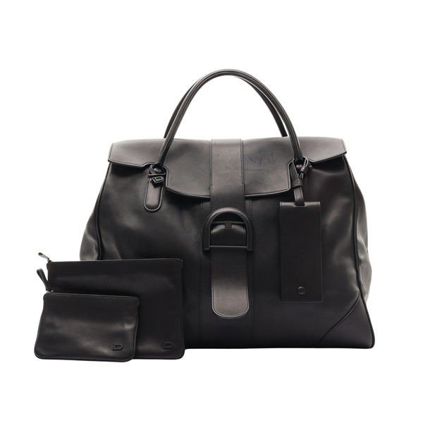 Delvaux 德爾沃 Brillant L'XXL 手提包 黑色 牛皮